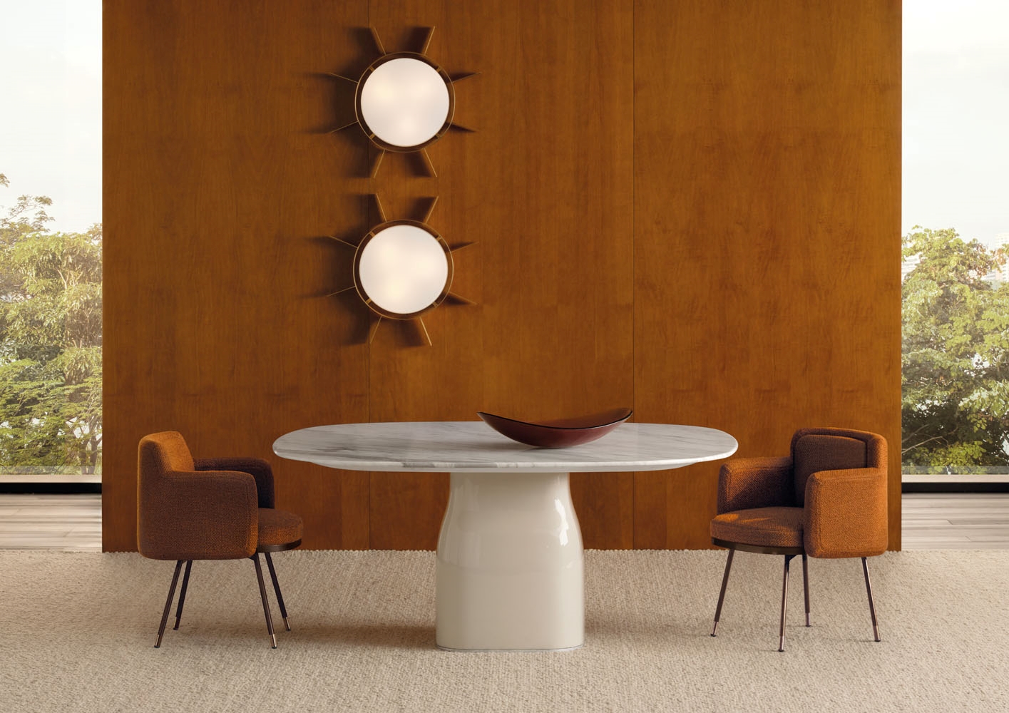 Minotti Стул Tape "Dining" от Minotti — в интерьере