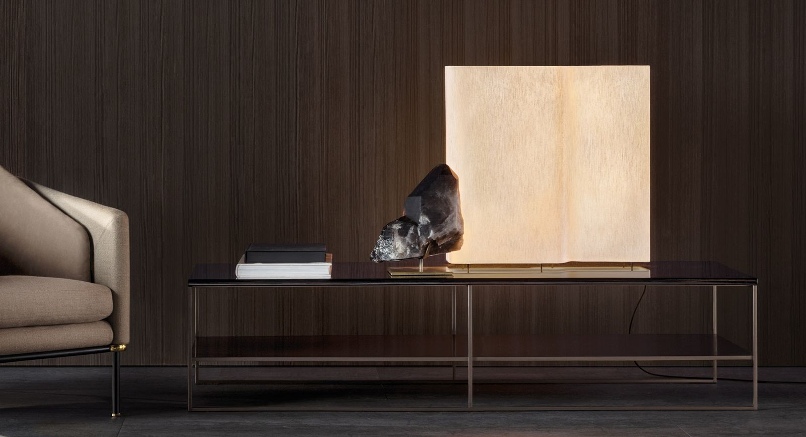 Minotti Настольная лампа Blanche от Minotti — в интерьере