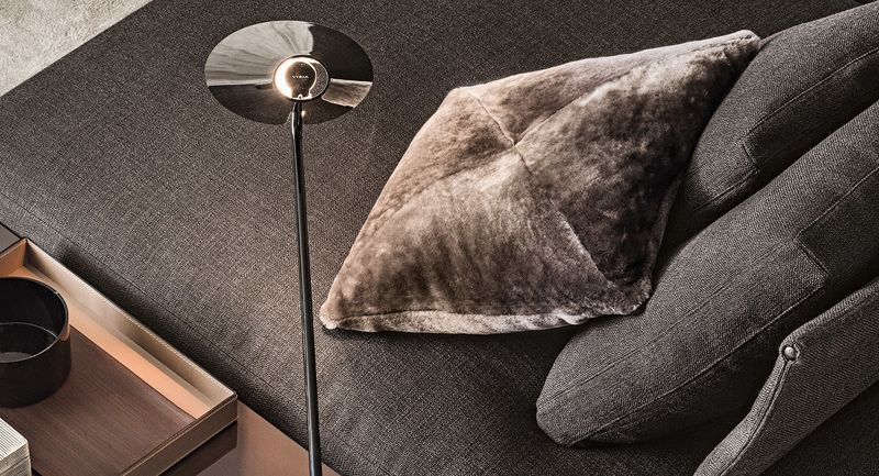 Minotti Подушка Shearling от Minotti — в интерьере