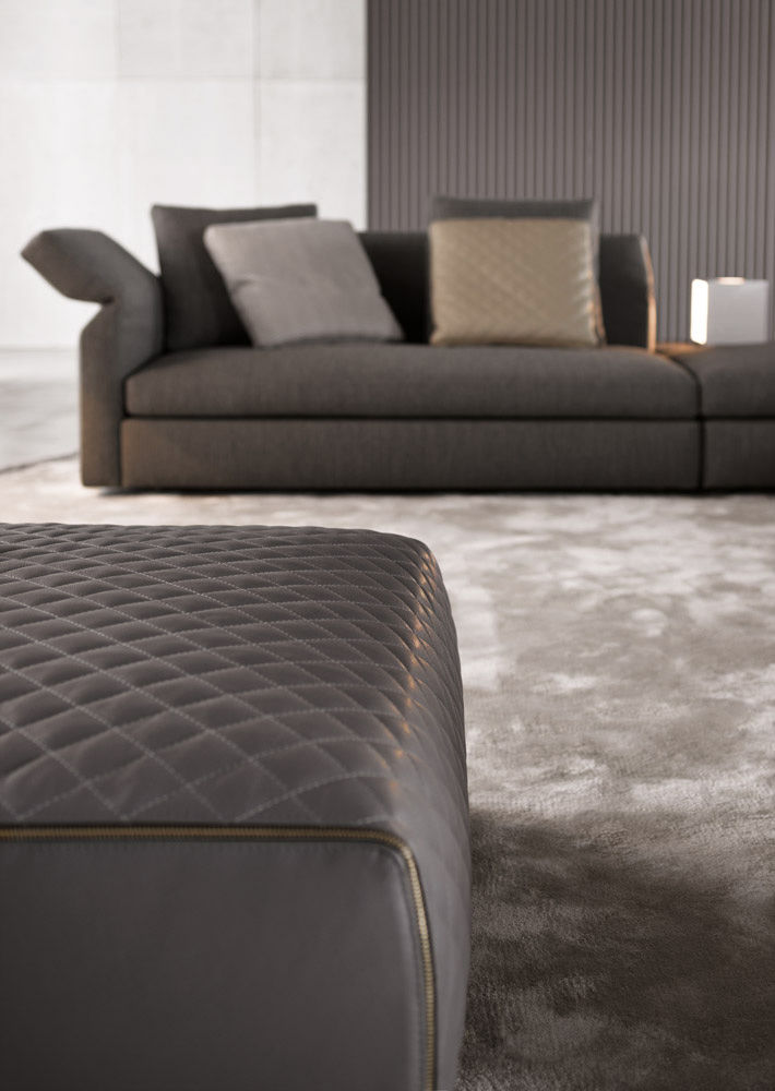 Minotti Пуф Ashley от Minotti — в интерьере
