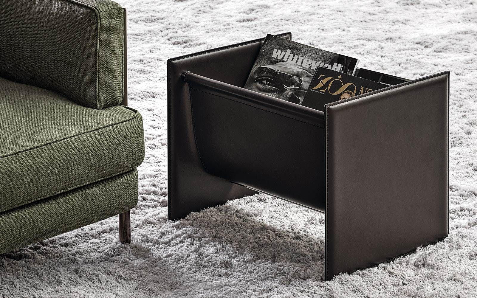 Minotti Газетница Side от Minotti — в интерьере