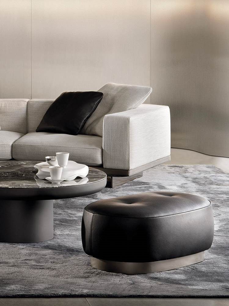 Minotti Пуф Torii Bold от Minotti — в интерьере