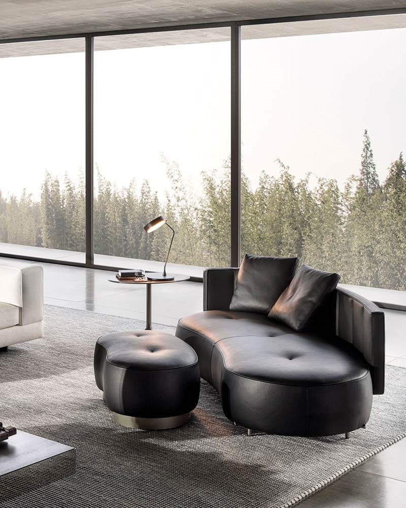 Minotti Пуф Torii Bold от Minotti — в интерьере
