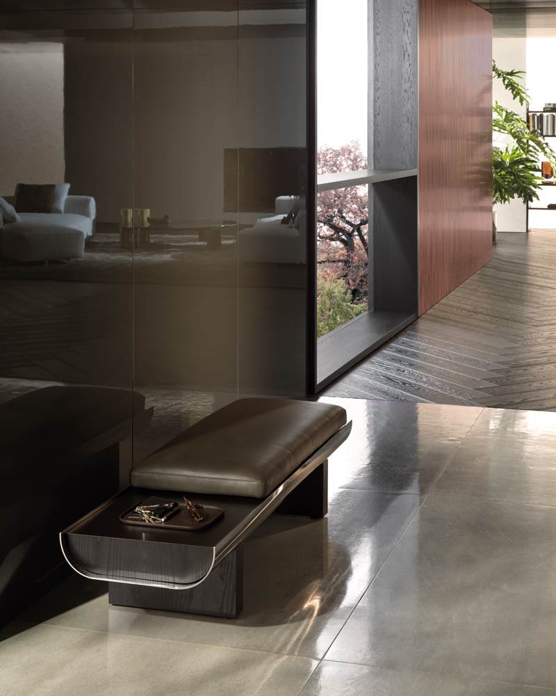 Minotti Банкетка Pilotis Bench от Minotti — в интерьере