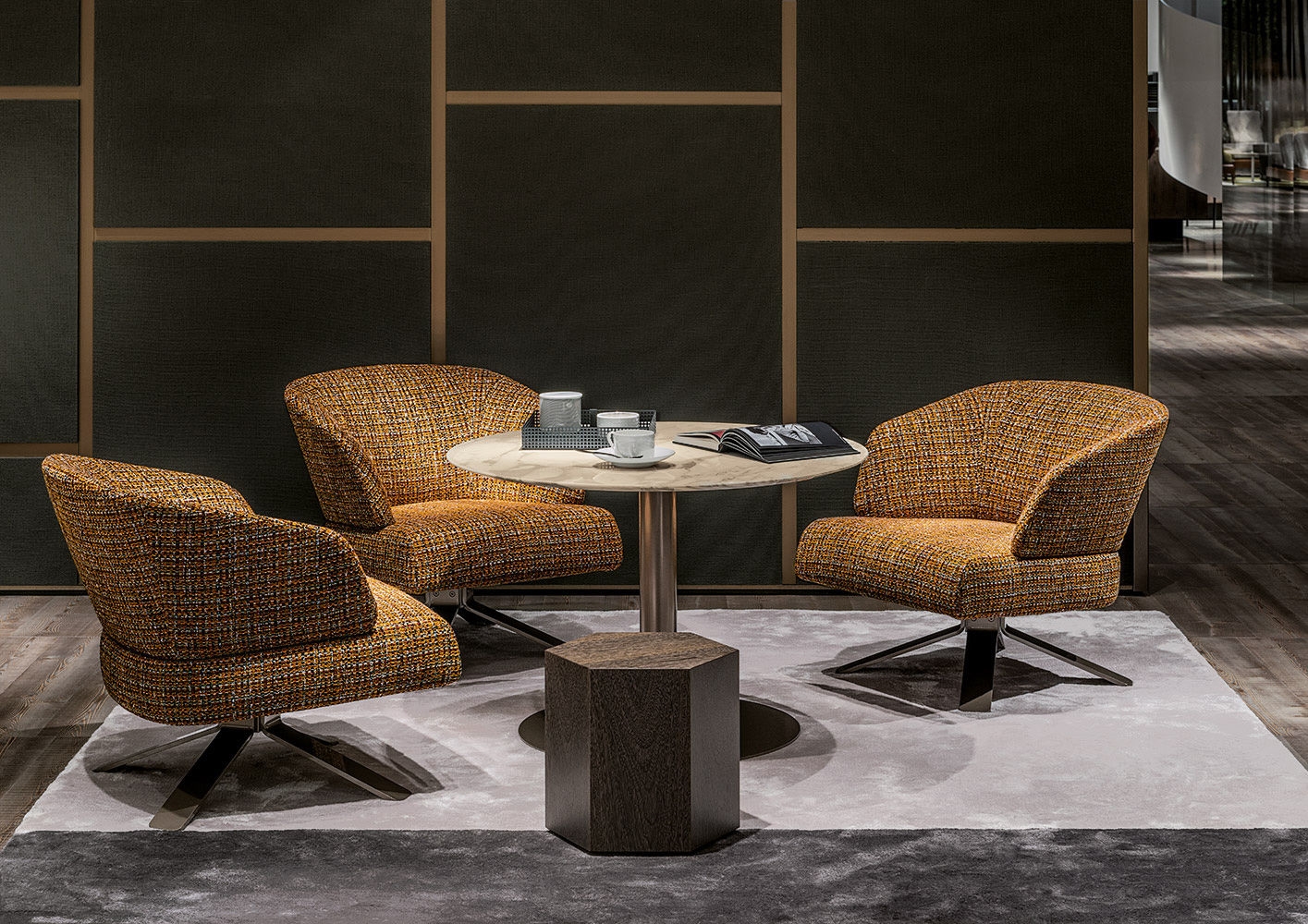 Minotti Кресло Reeves "Small" от Minotti — в интерьере