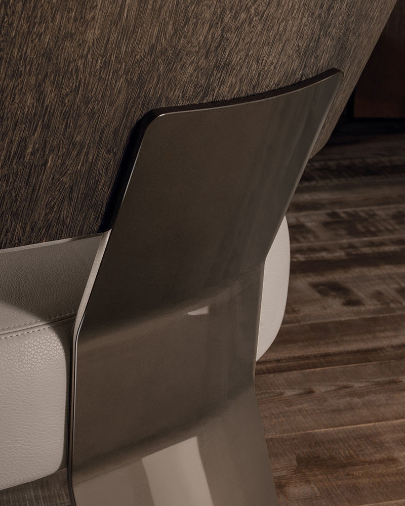 Minotti Кресло Reeves "Wood" от Minotti — в интерьере