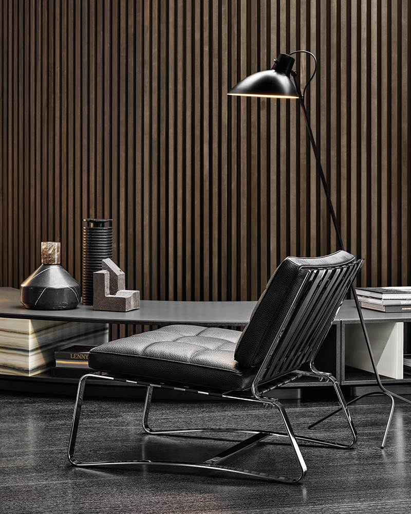 Minotti Кресло Delaunay Quilt от Minotti — в интерьере