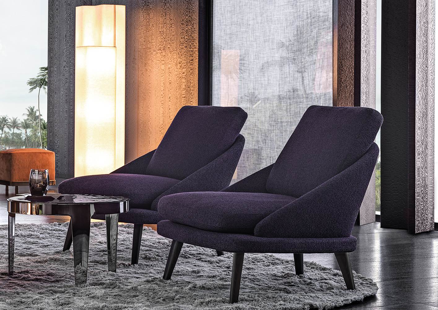Minotti Кресло Lawson от Minotti — в интерьере