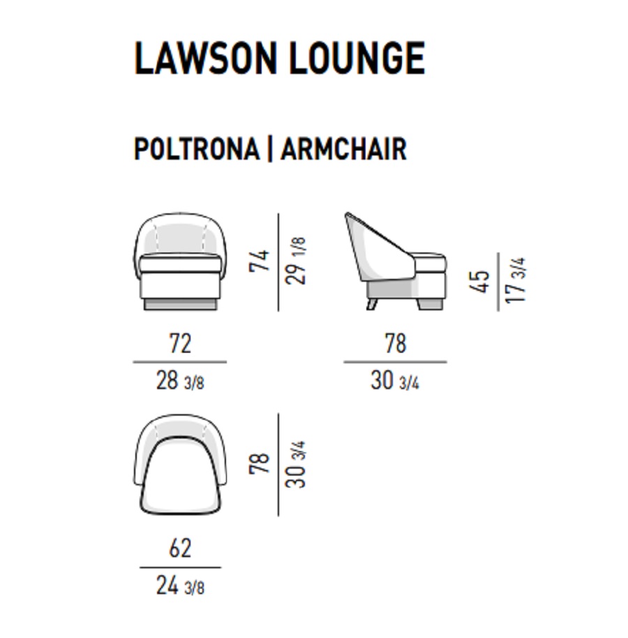 Minotti Кресло Lawson от Minotti