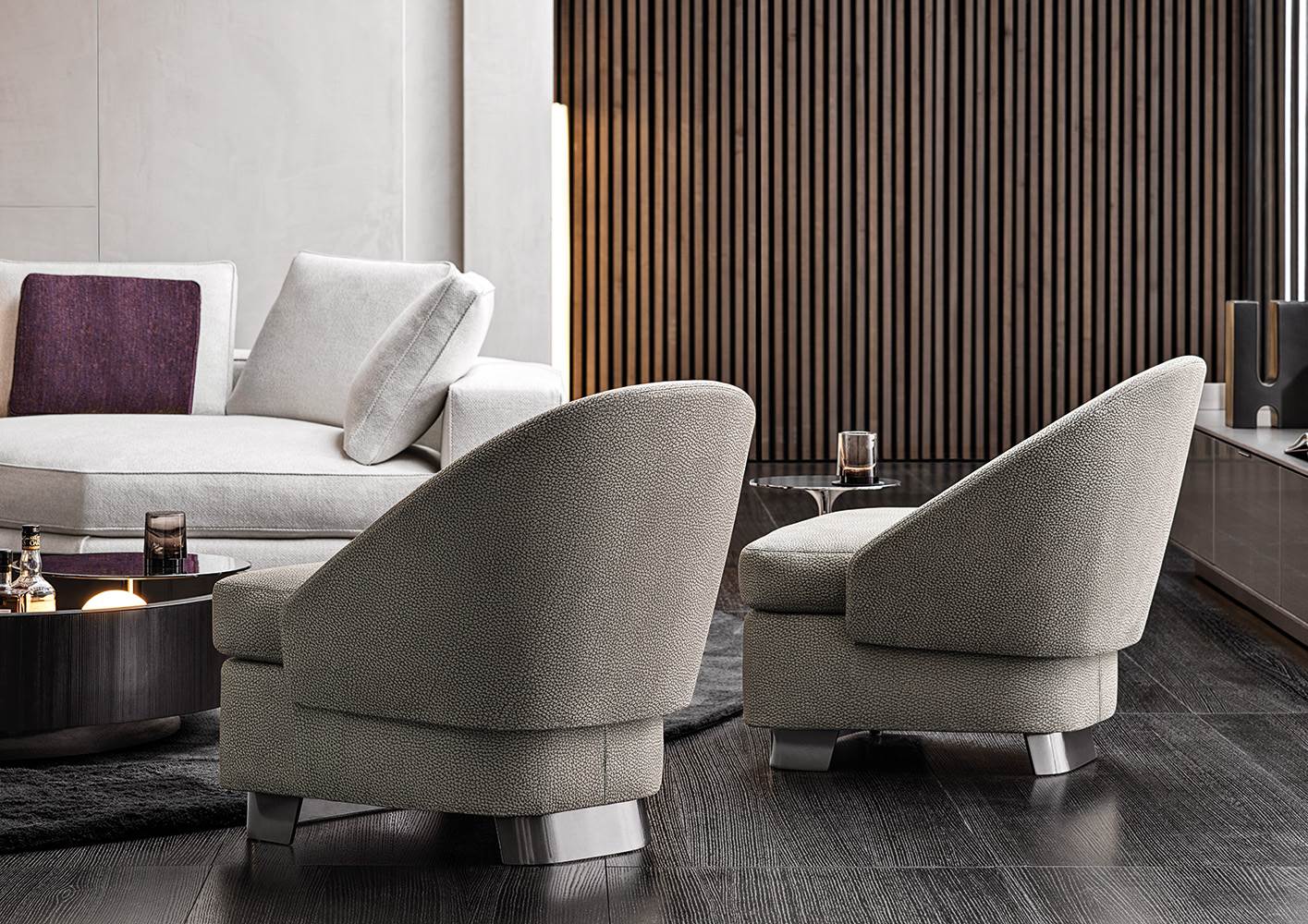 Minotti Кресло Lawson от Minotti — в интерьере