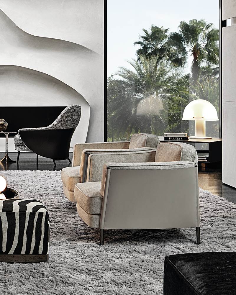 Minotti Кресло Shelley от Minotti — в интерьере