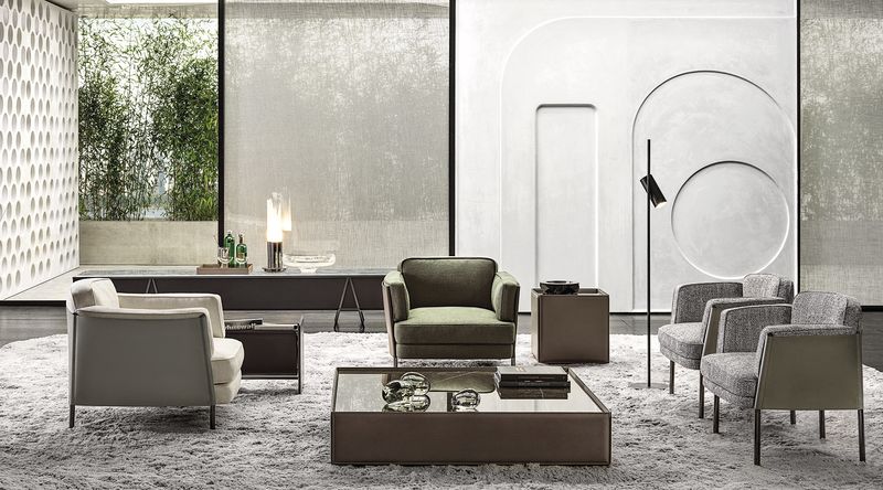 Minotti Кресло Shelley от Minotti — в интерьере