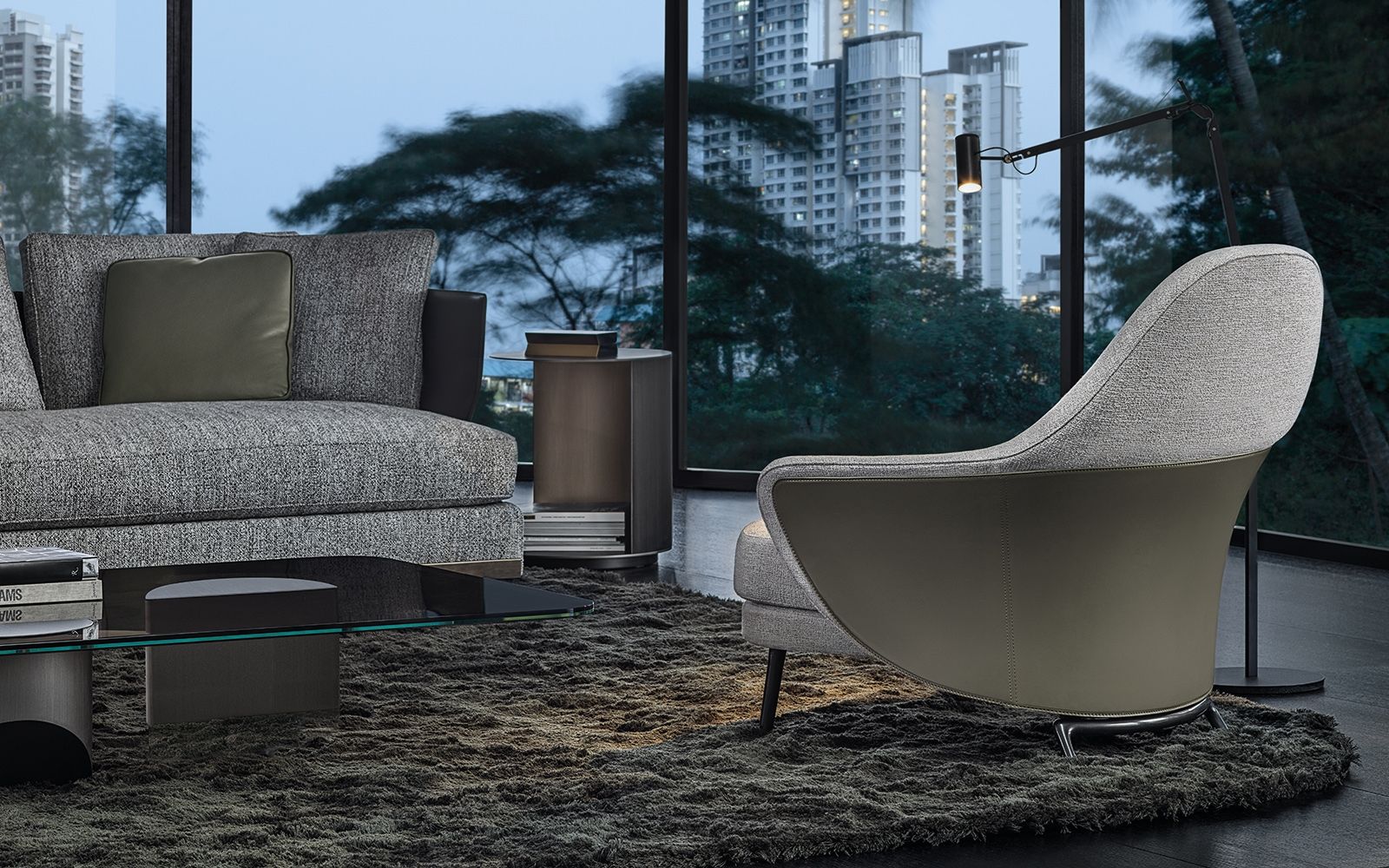 Minotti Кресло Angie от Minotti — в интерьере