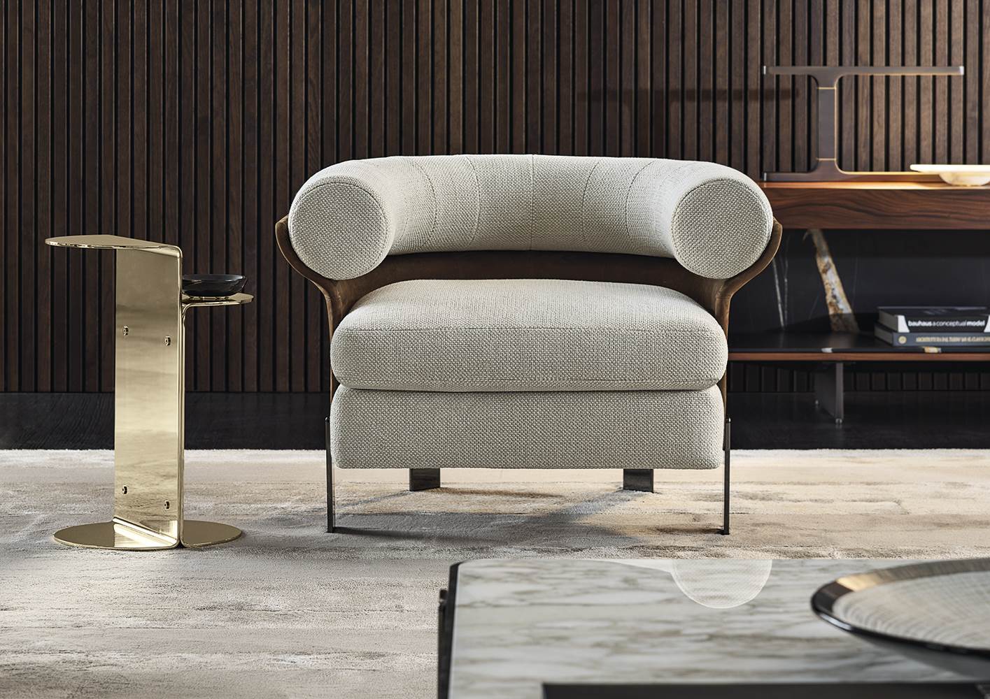 Minotti Кресло Mattia от Minotti — в интерьере
