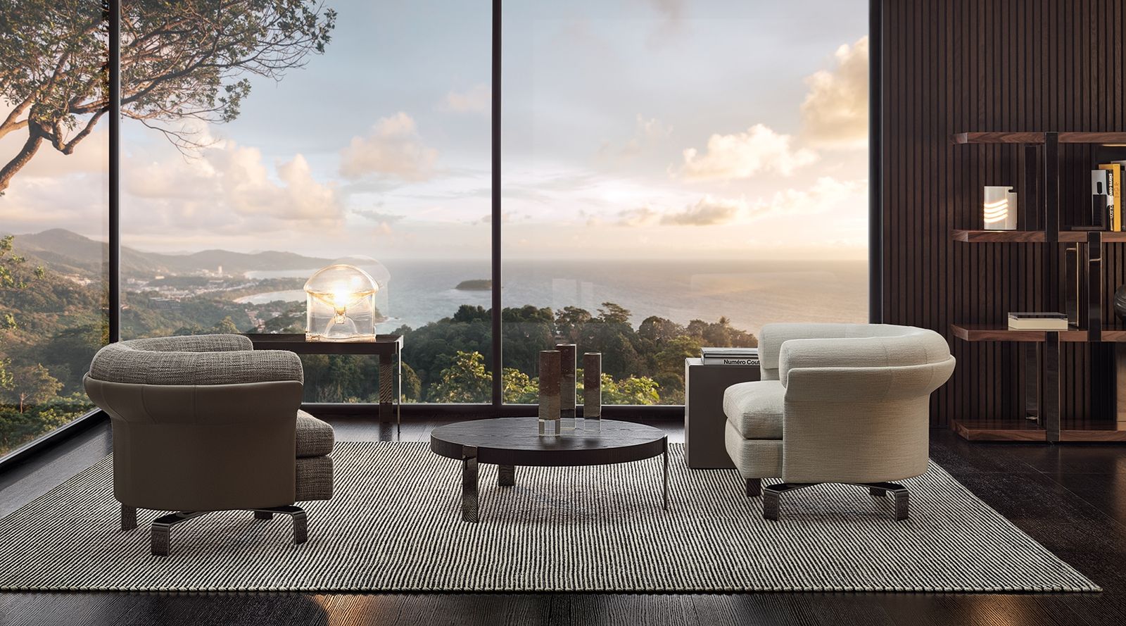 Minotti Кресло Mattia от Minotti — в интерьере