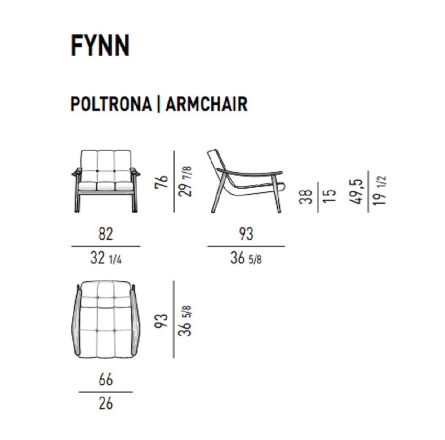 Minotti Кресло Fynn от Minotti