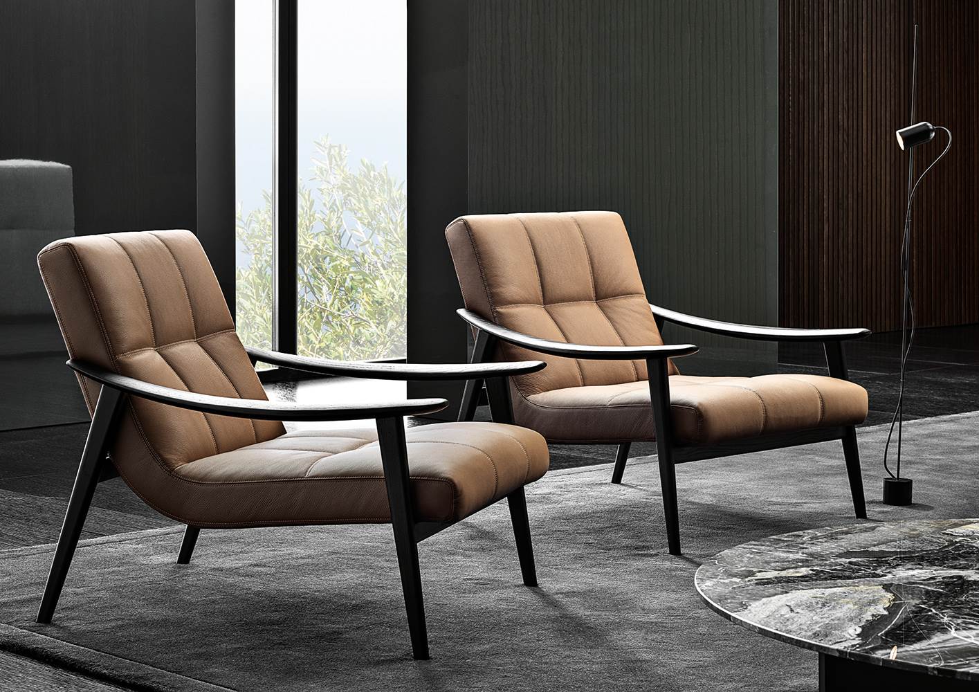 Minotti Кресло Fynn от Minotti — в интерьере