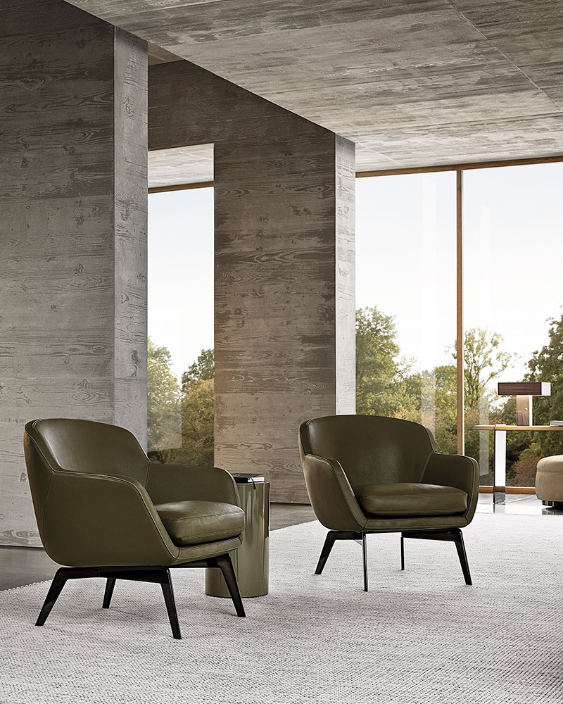 Minotti Кресло Belt от Minotti — в интерьере