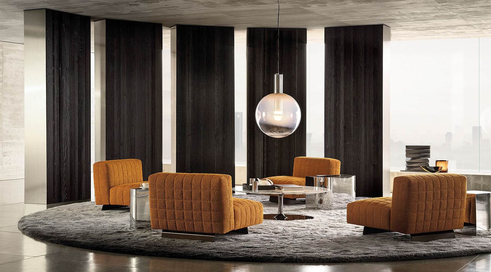 Minotti Кресло Twiggy от Minotti — в интерьере