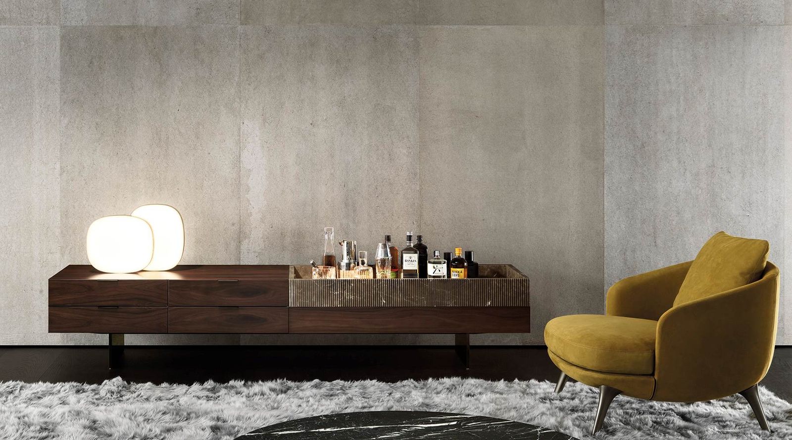Minotti Кресло Raphael от Minotti — в интерьере
