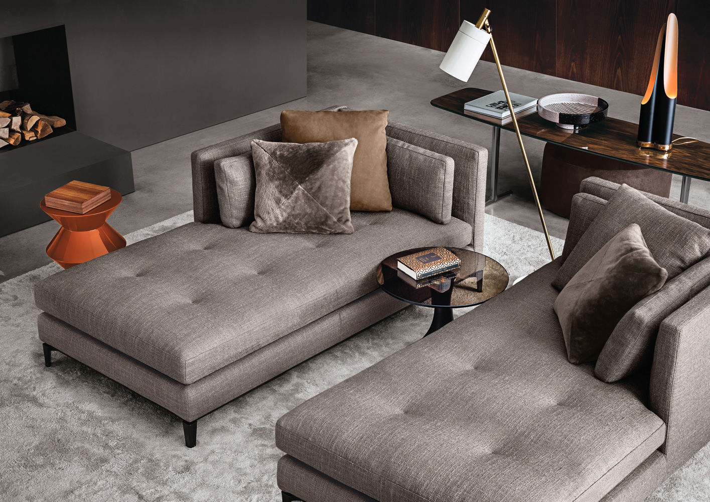 Minotti Диван Andersen Paolina and Daybed от Minotti — в интерьере