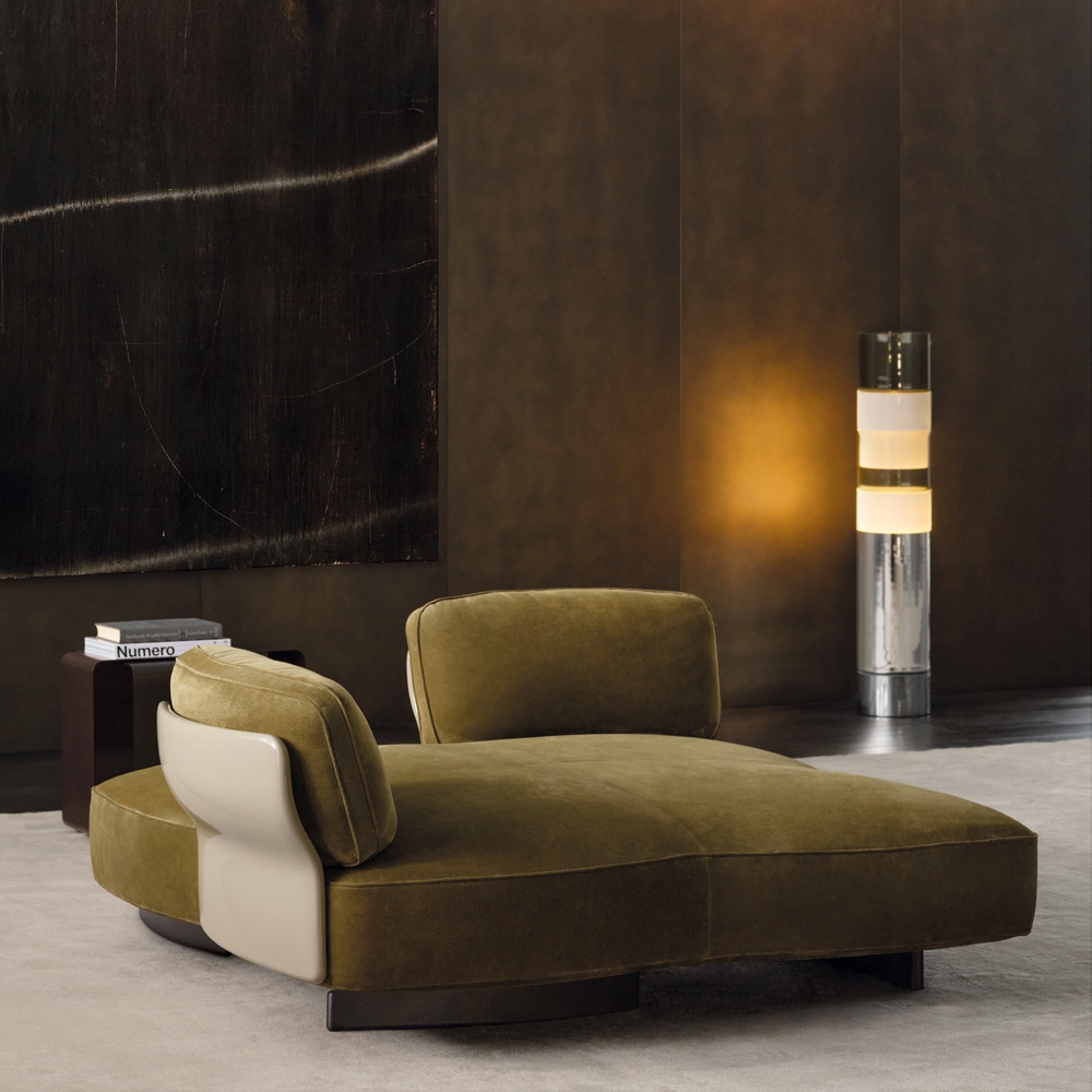 Minotti Диван Кушетка Saki от Minotti — в интерьере
