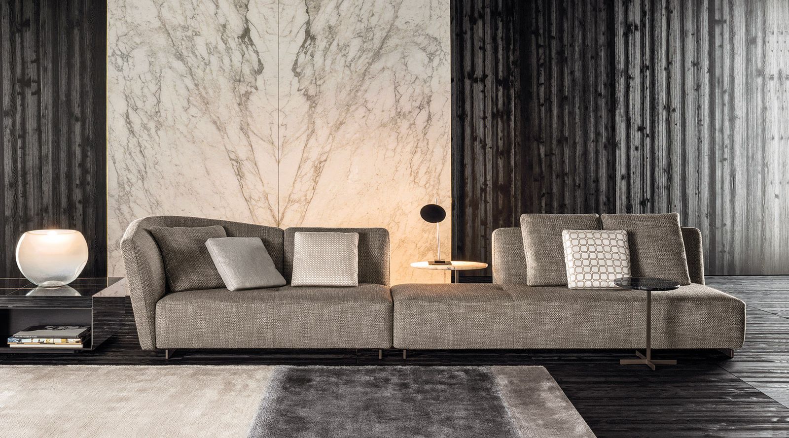 Minotti Диван Lounge Seymour от Minotti — в интерьере