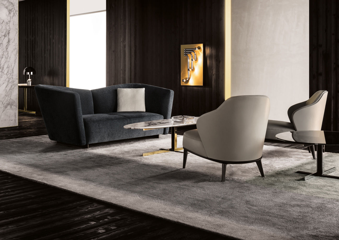Minotti Диван Lounge Seymour от Minotti — в интерьере