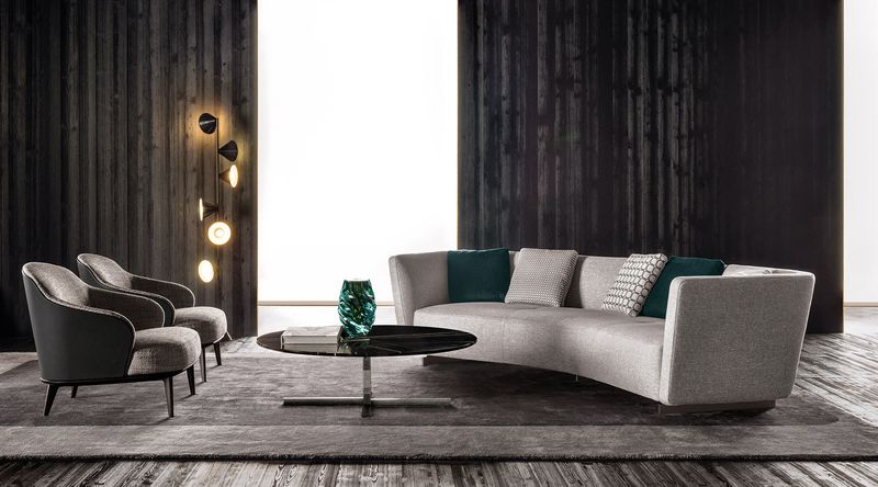 Minotti Диван Lounge Seymour от Minotti — в интерьере