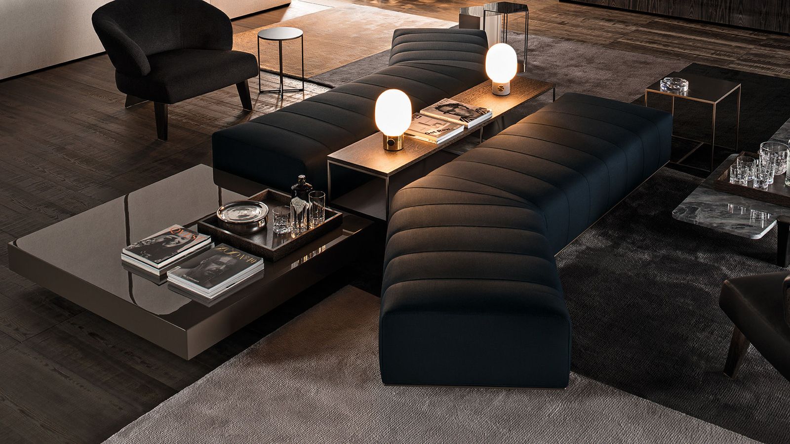Minotti Диван Freeman "Lounge" от Minotti — в интерьере