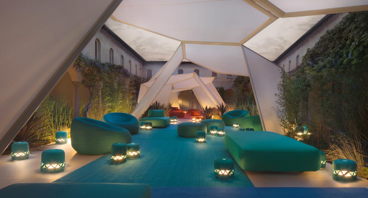 Paola Lenti Садово-парковый светильник Agadir 6078 26 от Paola Lenti — в интерьере