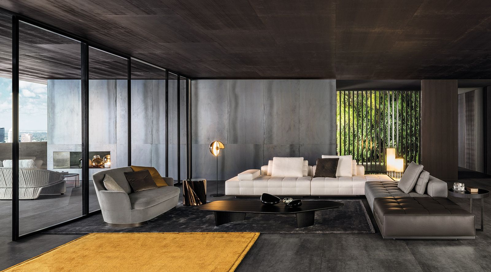 Minotti Диван Lawrence "Clan" от Minotti — в интерьере
