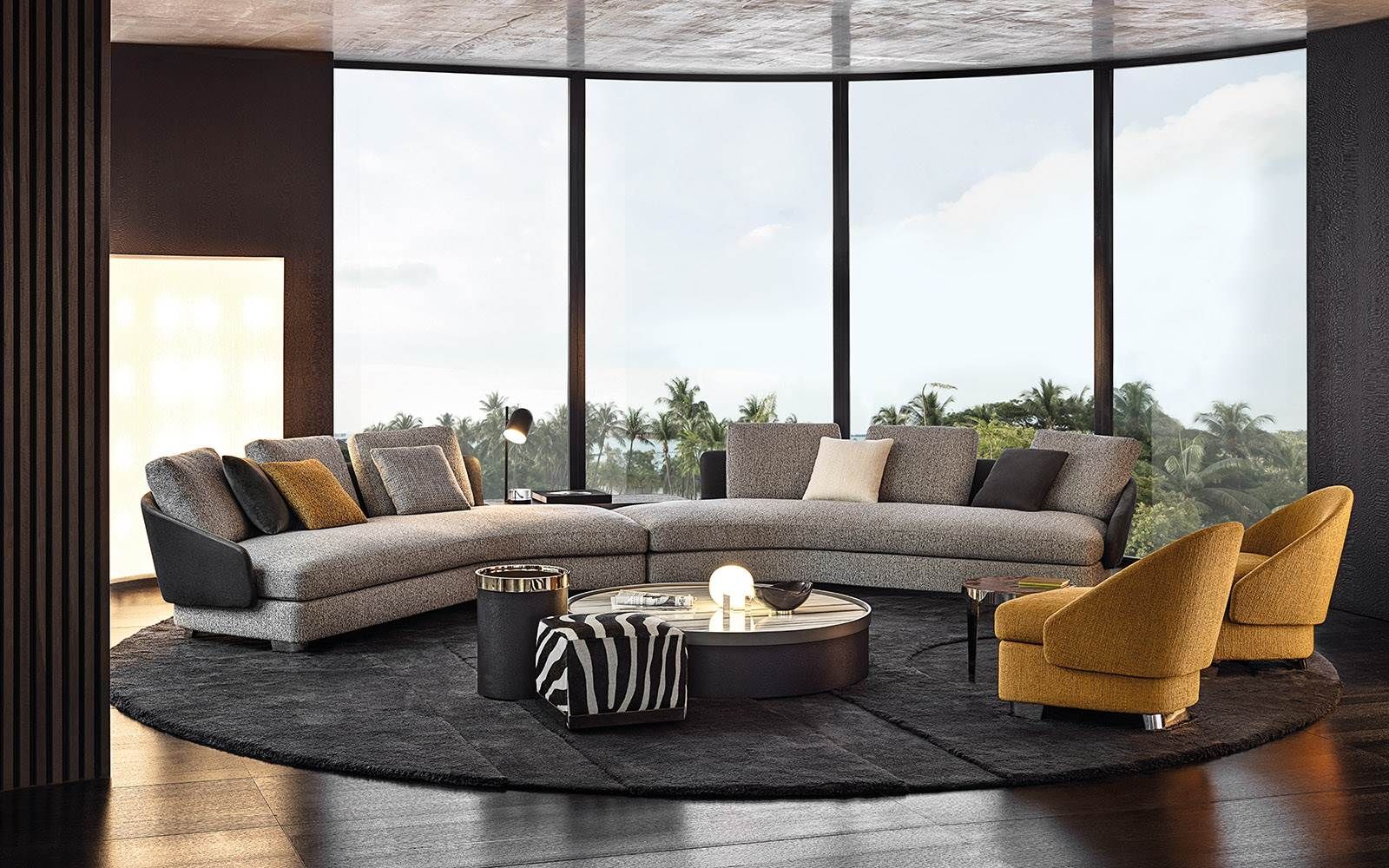 Minotti Диван Lawson от Minotti — в интерьере