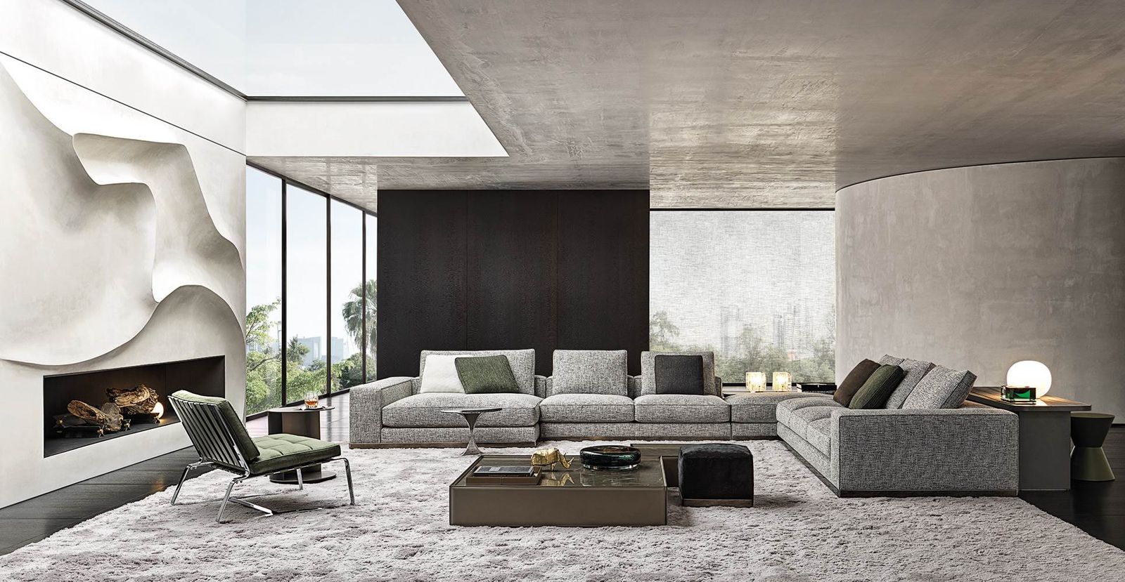 Minotti Диван West от Minotti — в интерьере