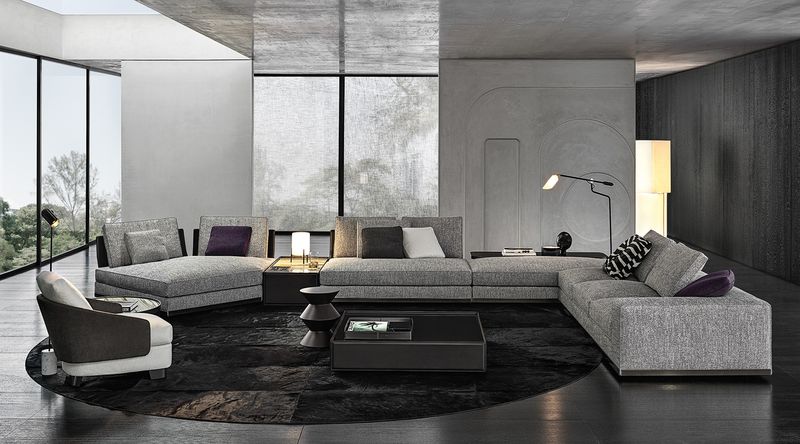 Minotti Диван West от Minotti — в интерьере