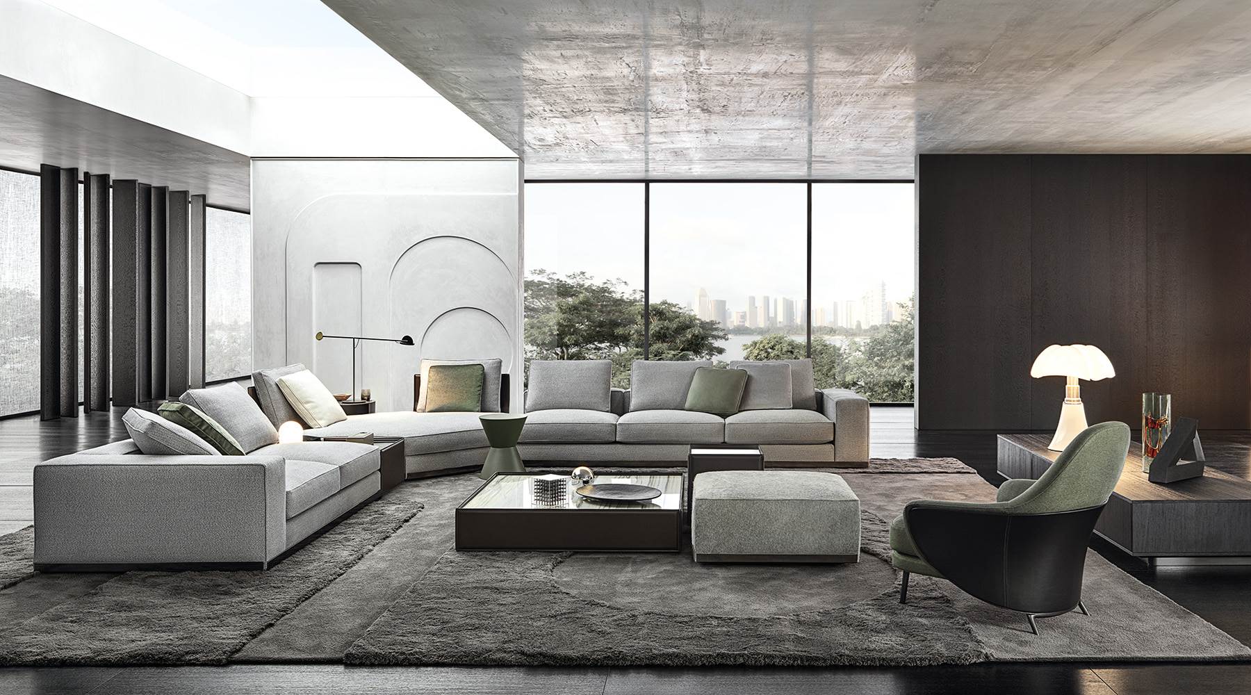 Minotti Диван West от Minotti — в интерьере