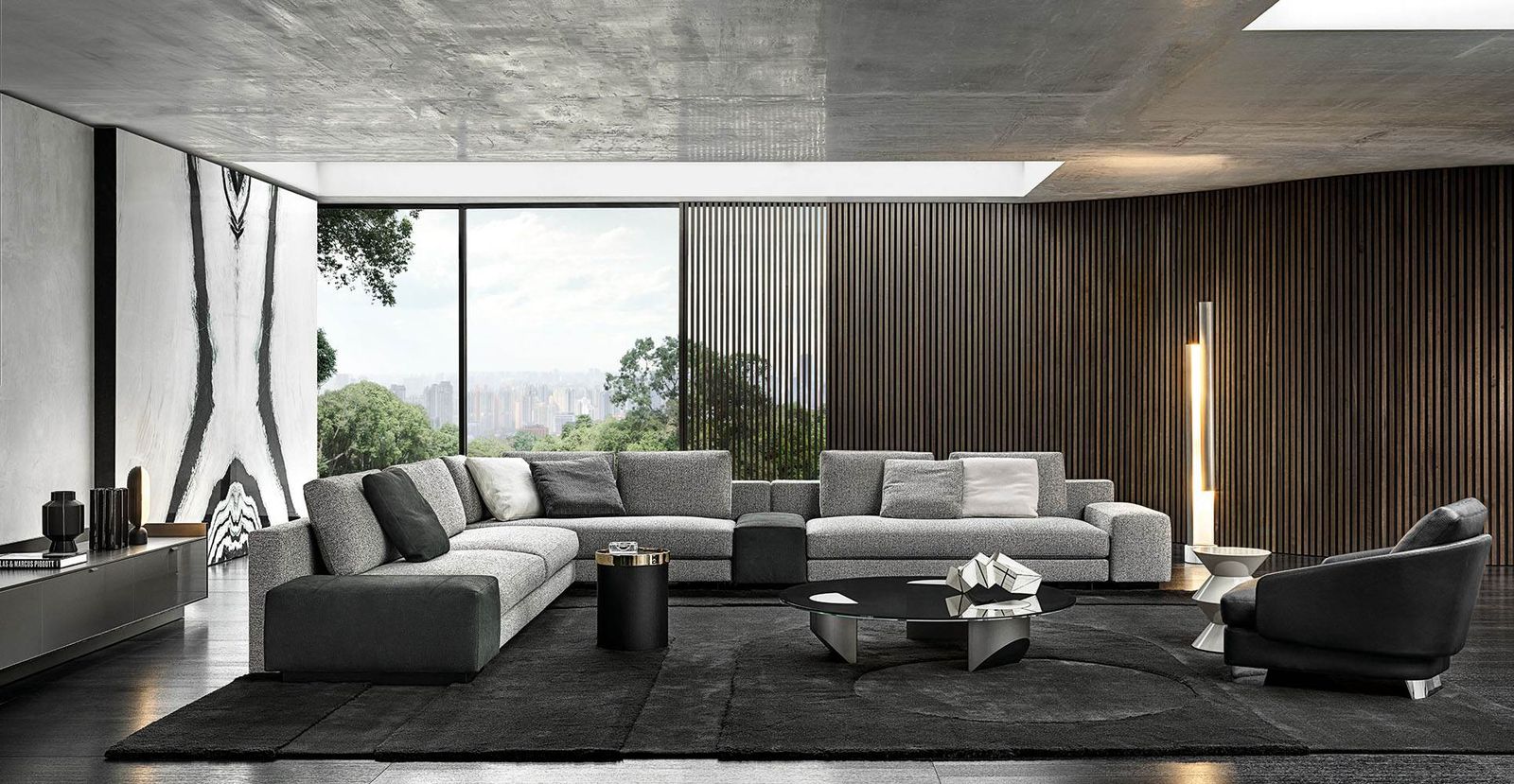 Minotti Диван Daniels от Minotti — в интерьере