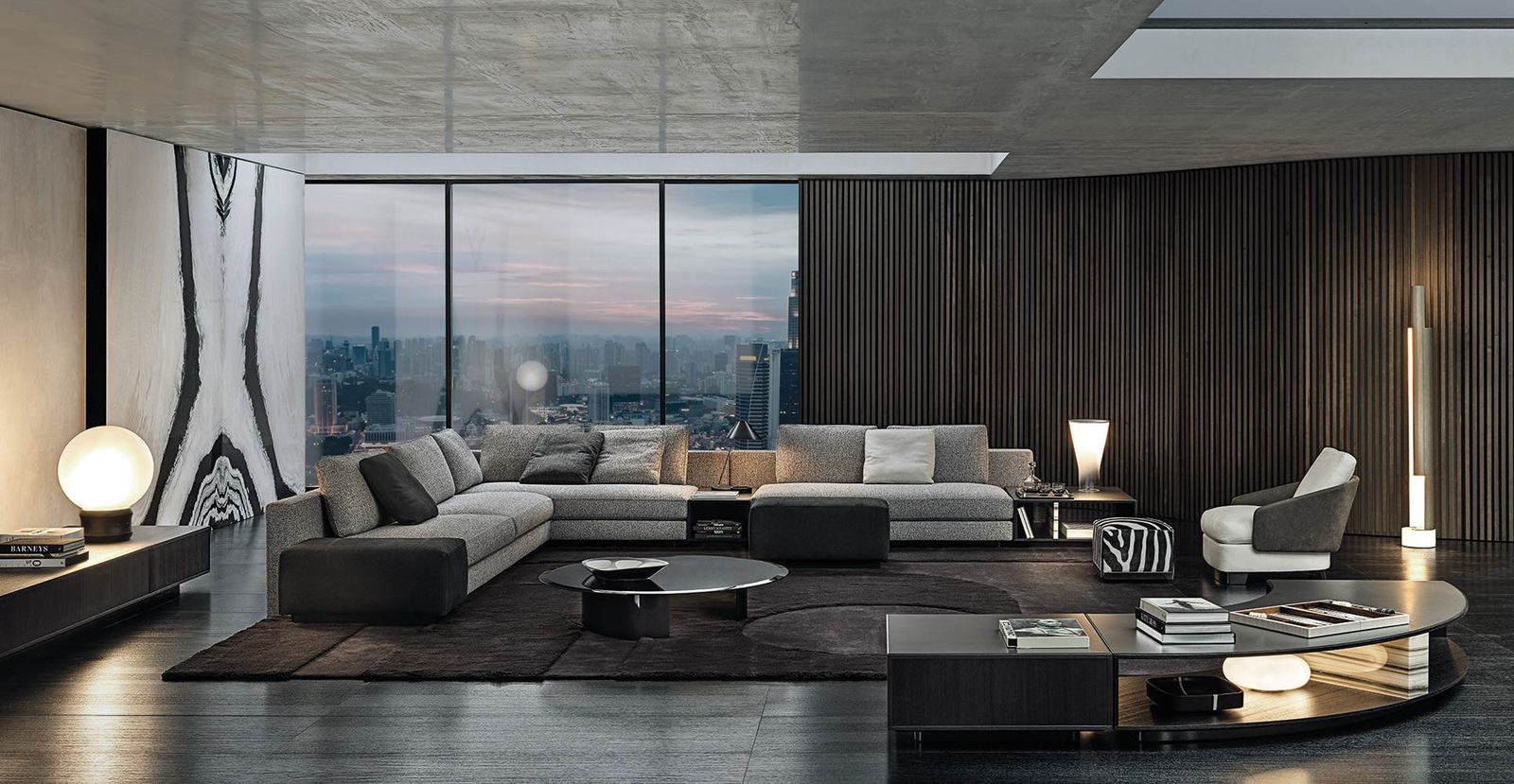 Minotti Диван Daniels от Minotti — в интерьере