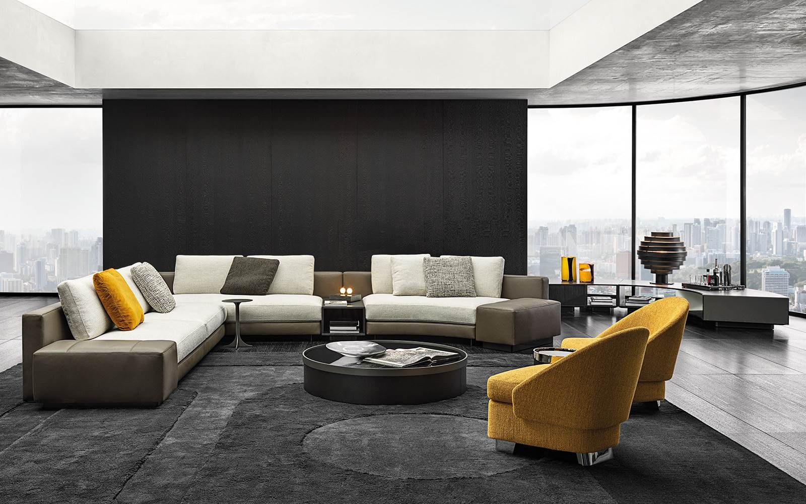 Minotti Диван Daniels от Minotti — в интерьере