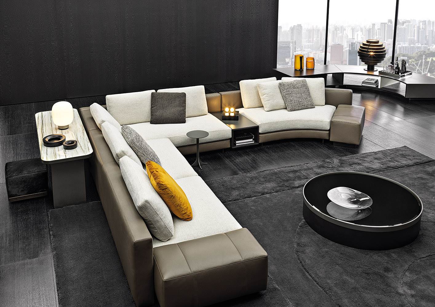 Minotti Диван Daniels от Minotti — в интерьере