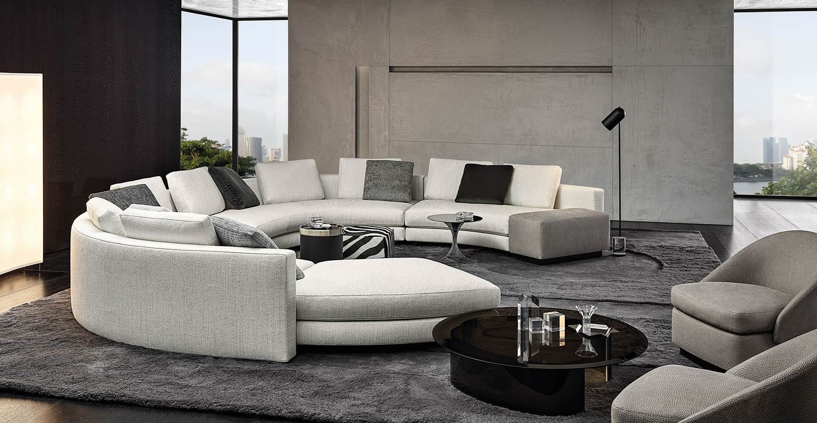 Minotti Диван Daniels от Minotti — в интерьере