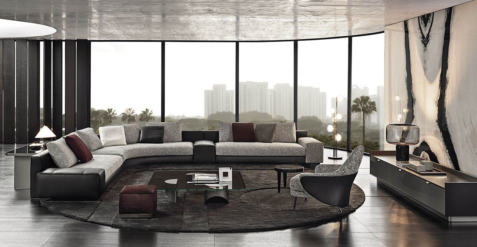 Minotti Диван Daniels от Minotti — в интерьере