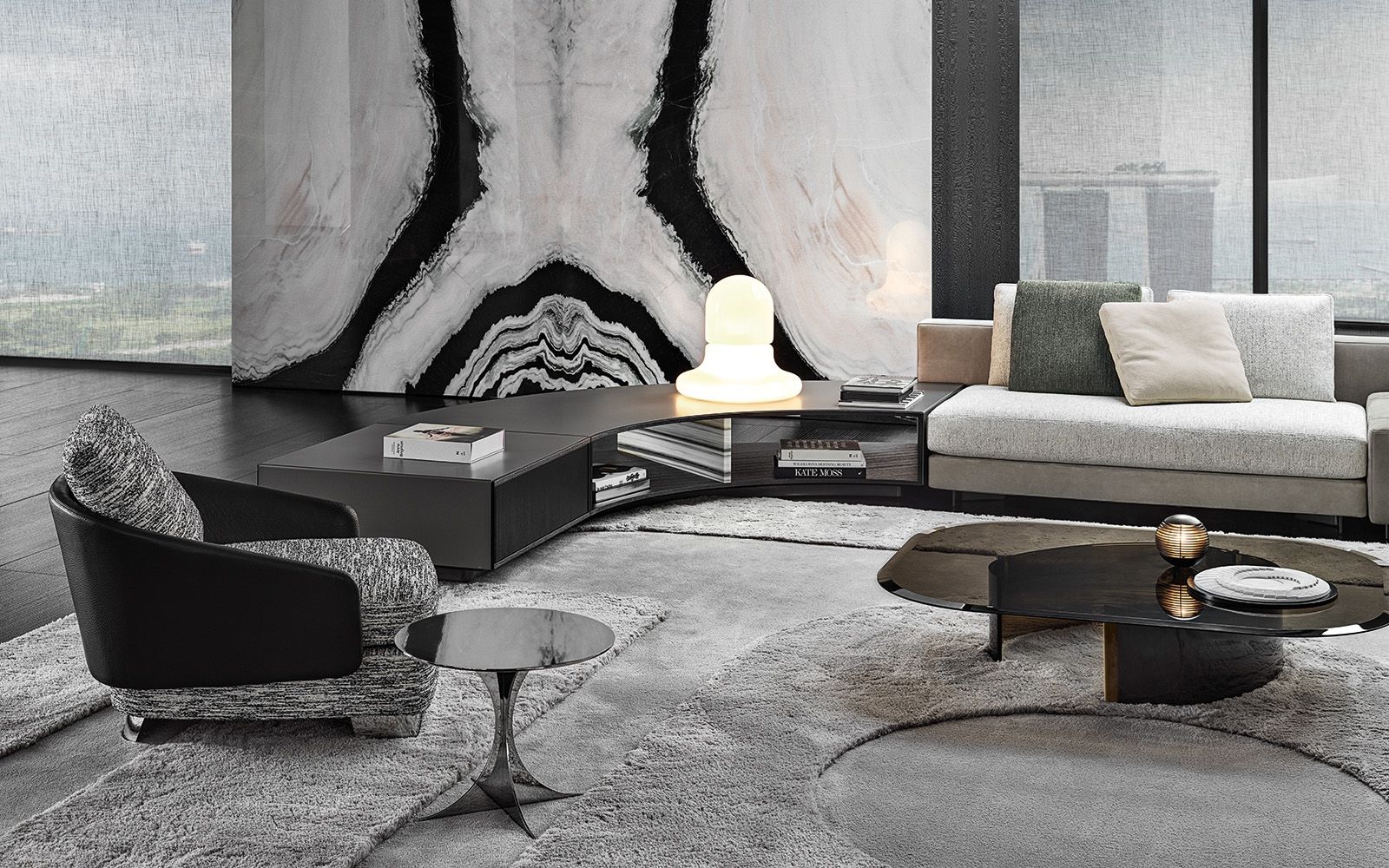 Minotti Диван Daniels от Minotti — в интерьере