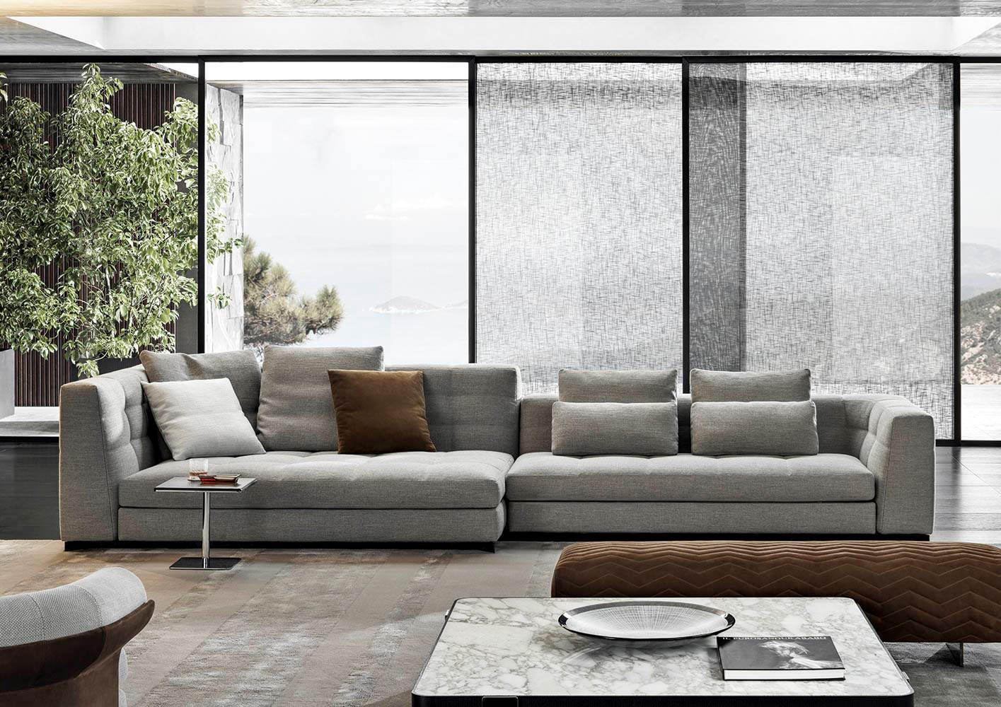 Minotti Диван Blazer от Minotti — в интерьере