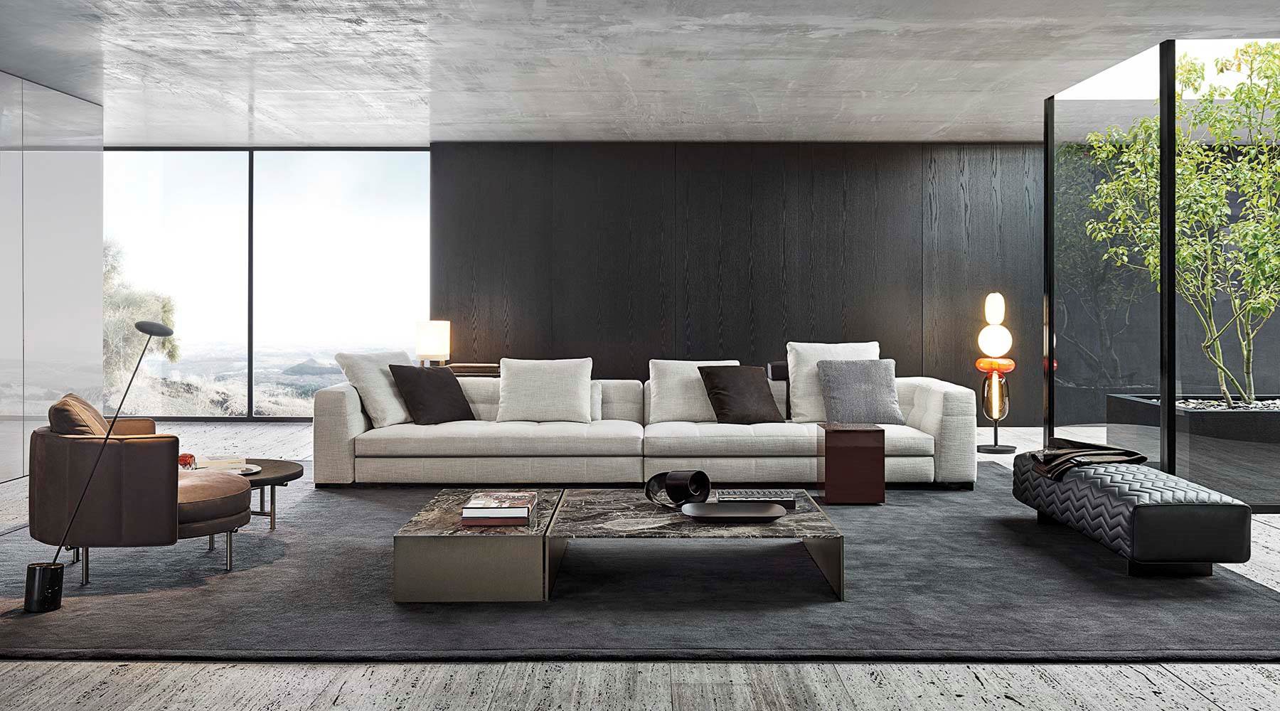 Minotti Диван Blazer от Minotti — в интерьере