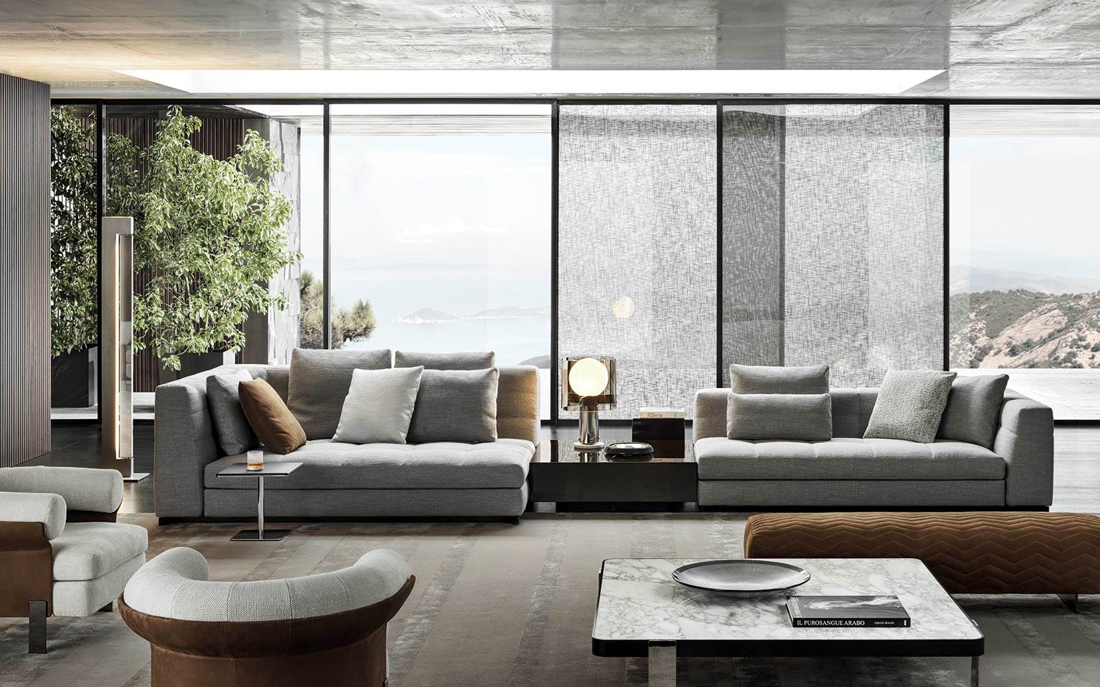 Minotti Диван Blazer от Minotti — в интерьере