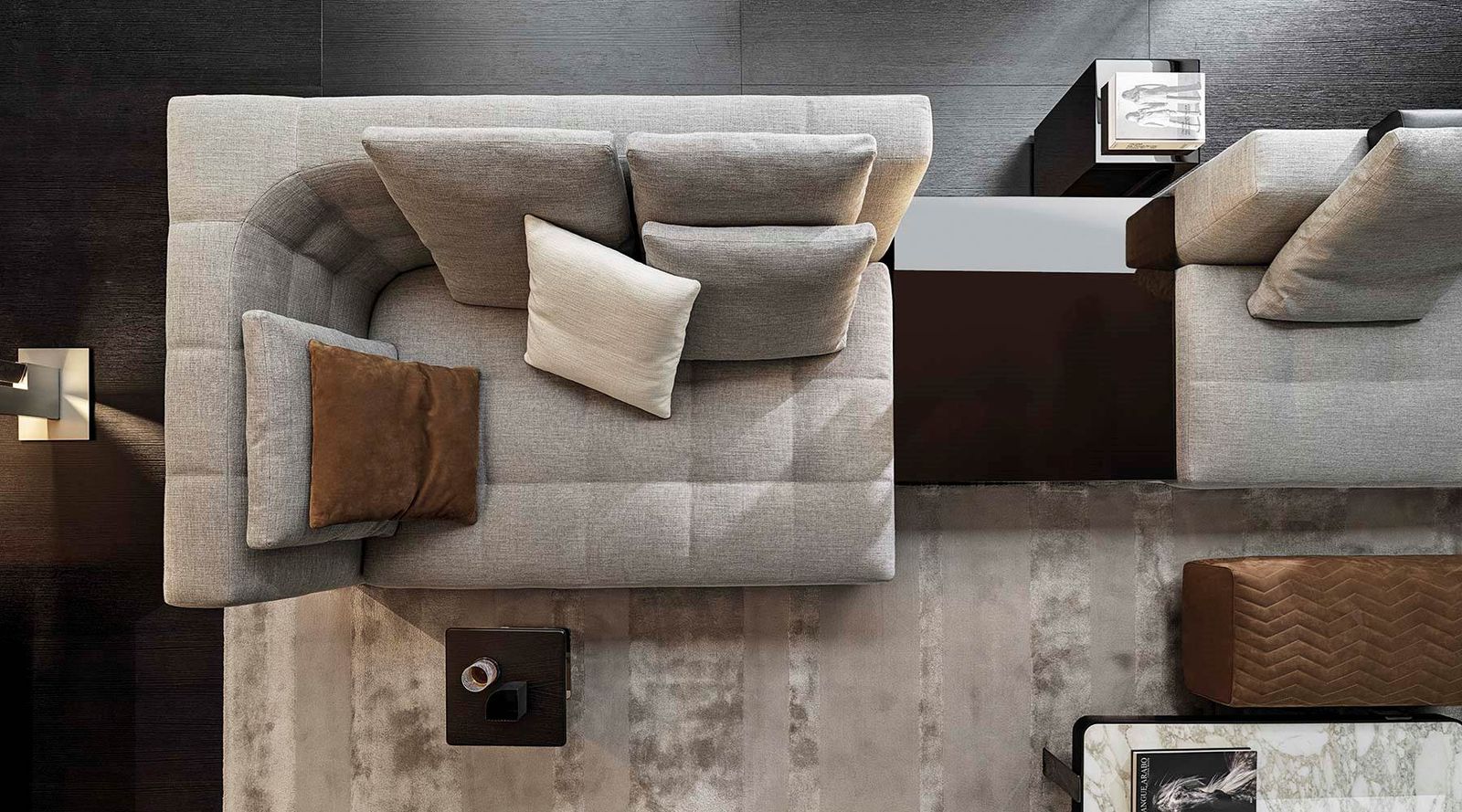Minotti Диван Blazer от Minotti — в интерьере