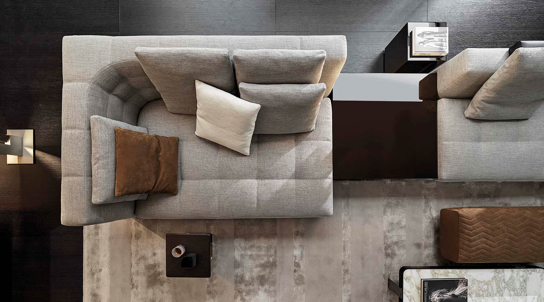 Minotti Диван Blazer от Minotti — в интерьере