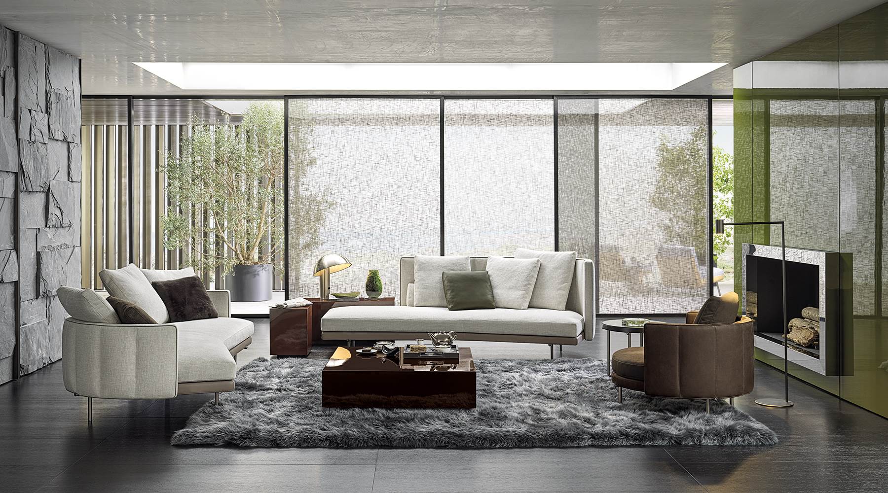 Minotti Диван Torii от Minotti — в интерьере