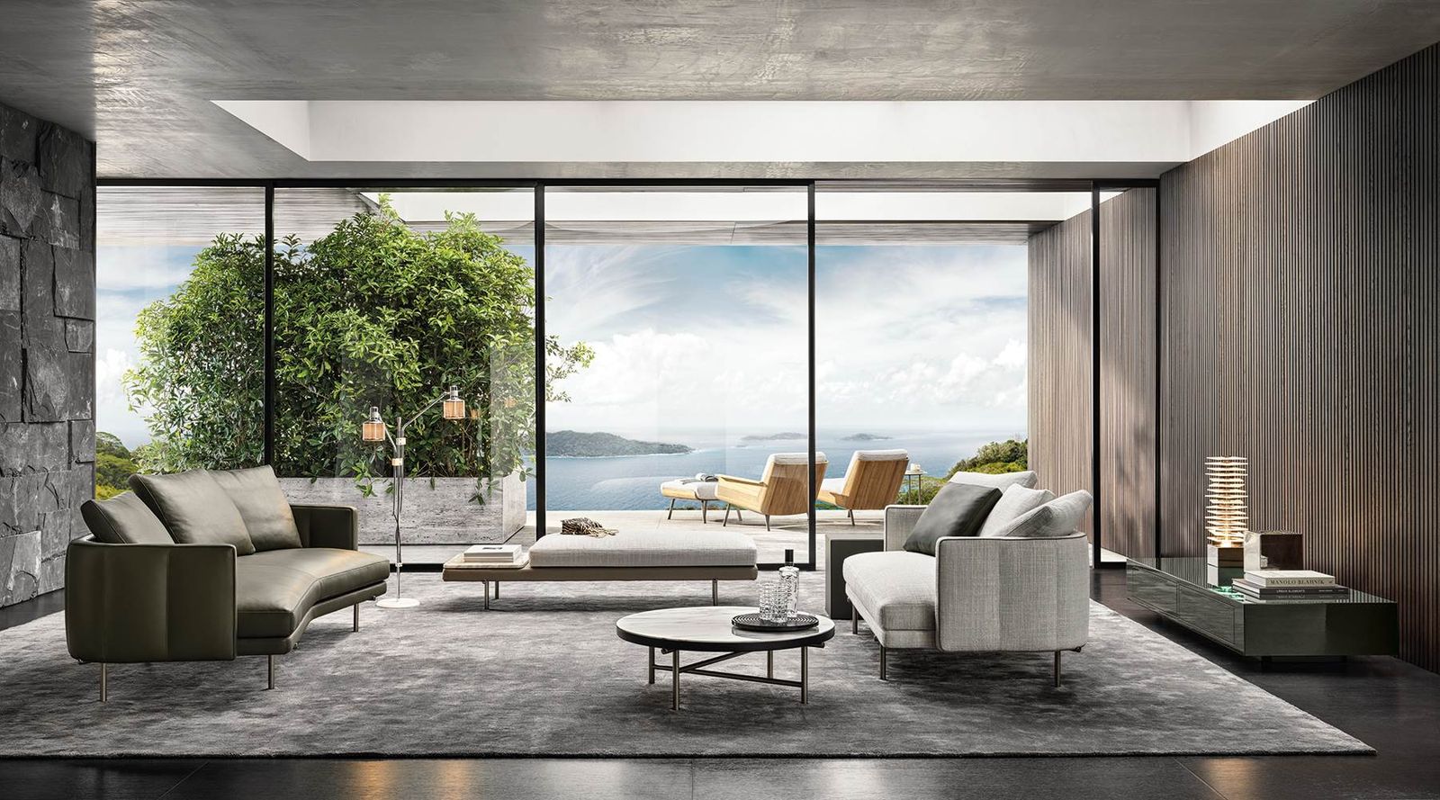 Minotti Диван Torii от Minotti — в интерьере